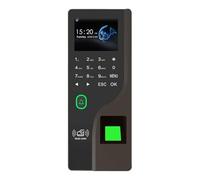 Time Clock, 2.4-Inch Fingerprint Attendance Machine Password RFID Card Mobile Phone Opens The Color Screen Biometric Door Lock Time Record,for small business