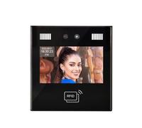 Time Clock, 4.3 Inch AI Dynamic Face Attendance Access Control Recognition Terminal AI11 Card Swipe Password Door(Face+password+card swipe)