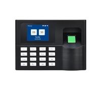 Time Clock, Attendance System Fingerprint TCPIP USB Password Office Time Clock Employee Recorder Device Biometric Machine for Employees(Spanish)
