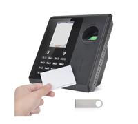 Time Clock, Biometric Time Clock Attendance Machine For Employees Support 3000pcs Fingerprint/1000pcs Password/1000pcs ID Card/500pcs
