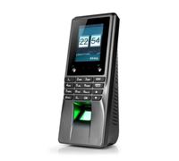 Time Clock, BM10 Biometric Facial Face Fingerprint Access Control Time Attendance Machine Electric Sensor Code System Door Lock for Employees(With WIFI version)