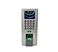 Time Clock, F18 USB TCP/IP Biometric Fingerprint Login Recognition Access Control Machine System Use Electric Lock Optional for Employees(F18,Arabic)