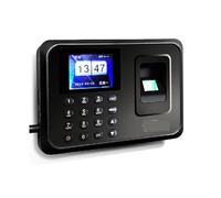 Time Clock for Small Business, Biometric Attendance System USB Fingerprint Reader Time Clock Employee Control Machine Electronic Device Russian English(Portuguese)