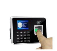 Time Clock For Small Businesses, Fingerprint Time Attendance Clock Machine Card And Biometric Employee Electric Clocking Tracking Device Precise Punching