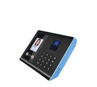 Time Clock, Intelligent Attendance Machine Face Fingerprint Password Recognition Mix Biometric Time Clock Voice Broaast Multi-language for Employees