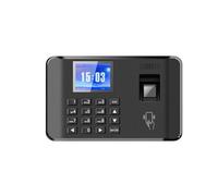 Time Clock, Intelligent Biometric Fingerprint Password Attendance Machine Time Clock Employee Checking-in Recorder 2.4 inch LCD Screen