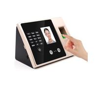 Time Clock, Intelligent Biometric Fingerprint Time Attendance Machine With HD Screen Clock Support Face Password for Employees
