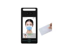 Time Clock, SpeedfaceV4L TCP/IP Dynamic Face Recognition Palm RFID Card Door Access Control System Time Attendance Machine for Employees(Spedface-V4L-ID-WIFI,English)