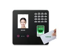 Time Clock, USB Biometric Fingerprint Face Recognition Employee Time Attendance Machine Time Clock Recorder Device,for small business(BK-B-ID)