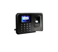 Time Clock, Usb Drive Flash Biometric Fingerprint Time Clock Recorder Attendance Employee Machine Punch Card ID Reader System for Employees(English)