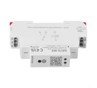 Time Control Relay, 16A/AC1 SPDT Output, Wi-Fi Enabled Time Delay Relay for Tuya App Remote Control, AC/DC 110-240V Voltage Range, DIN Rail Mountable, for Smart Home Automation
