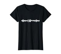 Time-Dependent Schrödinger Equation Quantum Physics Gift Value Graphic T-Shirt, Women, Black, M