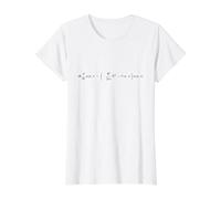 Time-Dependent Schrödinger Equation Quantum Physics Gift Value Graphic T-Shirt, Women, White, XS