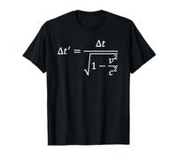 time dilation of special relativity, physics equation T-Shirt