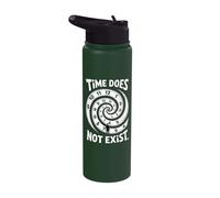 Time Does Not Exist Time Blindness to Late Stainless Steel Insulated Water Bottle