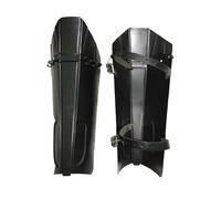 Time Fashion Armor Darth Vader Shine Halloween Warrior Leg Guard Black, Black, Medium