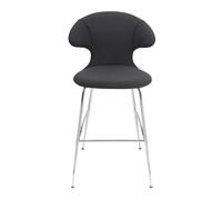 Time Flies Bar Stool Shadow/ Chrome