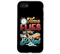 Time Flies But You´re The Pilot Carpe Diem Case for iPhone SE (2020) / 7/8