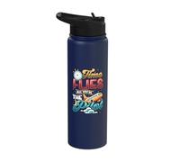 Time Flies But You´re The Pilot Carpe Diem Stainless Steel Insulated Water Bottle