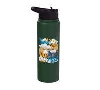 Time Flies But You´re The Pilot Carpe Diem Stainless Steel Insulated Water Bottle