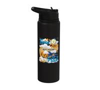 Time Flies But You´re The Pilot Carpe Diem Stainless Steel Insulated Water Bottle