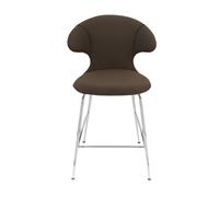 Time Flies Counter Bar Stool Mocha/ Chrome