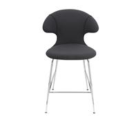 Time Flies Counter Bar Stool Shadow/ Chrome