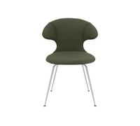 Time Flies Dining Chair Racing Green/ Chrome