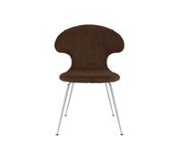 Time Flies Dining Chair Teddy Brown/ Chrome