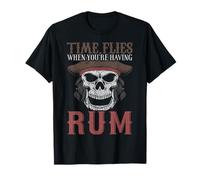 Time Flies When You're Having Rum Drinking T-Shirt
