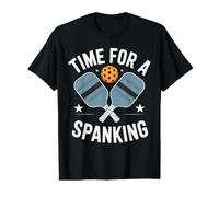 Time for a Spanking Pickleball Fan Humor Summer Fun Value Graphic T-Shirt