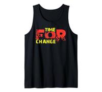 Time for Change | Distressed Grunge Motivational Streetwear Tank Top