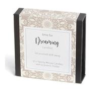 time for Dreaming Candles (wrap) by Cotton & Grey - 12 Pure Beeswax Twenty Minute Candles with Ceramic Holder
