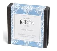 time for Reflection Candles (wrap) by Cotton & Grey - 12 Pure Beeswax Twenty Minute Candles with Ceramic Holder