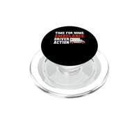 Time For Some Ambulance Driver Action EMT Paramedic PopSockets PopGrip for MagSafe