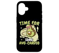 Time For Some Avo-cardio Avocado Lover Guac Guacamole Keto Case for iPhone 16