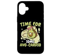 Time For Some Avo-cardio Avocado Lover Guac Guacamole Keto Case for iPhone 16 Plus