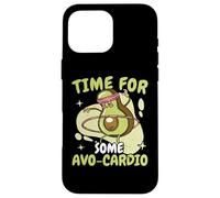 Time For Some Avo-cardio Avocado Lover Guac Guacamole Keto Case for iPhone 16 Pro Max