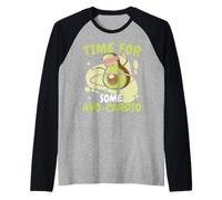 Time for Some AVO-Cardio Avocado Lover Guac Guacamole Keto Raglan Baseball Tee