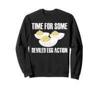 Time For Some Deviled Egg Action Thanksgiving Sweatshirt