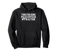 Time For Some Police Officer Mom Action Mother's Day Badge Pullover Hoodie