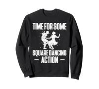 Time For Some Square Dancing Action Sweatshirt