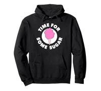 Time for Some Sugar Cotton Candy Carnival Lover Pullover Hoodie