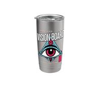 Time for Vision Board Goal Setting Manifesting Dreams Stainless Steel Insulated Tumbler