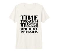 Time Frozen in Ancient - Dinosaur Paleontologist Premium T-Shirt
