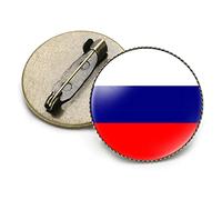 Time Gemstone Jewelry,Personalized Russian Flag Art Pin Badges Novelty Clothing Accessory Trendy Jewelry Gift For Bride Girl Women Men Hat Bag Suit Tie Wedding Birthday,Picture,25Cm