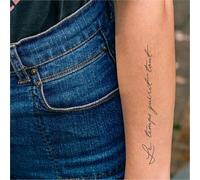 Time Heals All Wounds. Herbal Temporary Tattoos For English Letters, Waterproof, Sweatproof, And Non-reflective. Long-lasting 2 Weeks. Fake Tattoos