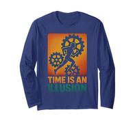 Time is an Illusion Motivational Clockwork Runner Long Sleeve T-Shirt