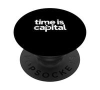 Time Is Capital Productivity Mindset PopSockets Adhesive PopGrip