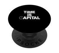 Time Is Capital Productivity Mindset PopSockets Adhesive PopGrip